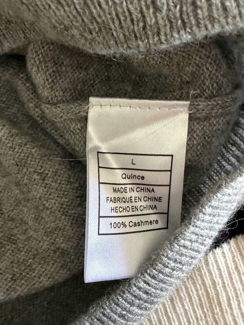 Quince Women’s Cashmere Sweaters Two Sz Lg TEE - Picture 7 of 7